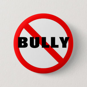 No Bully 6 Cm Round Badge