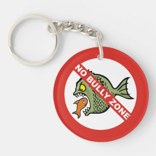 No Bully Zone Keychain