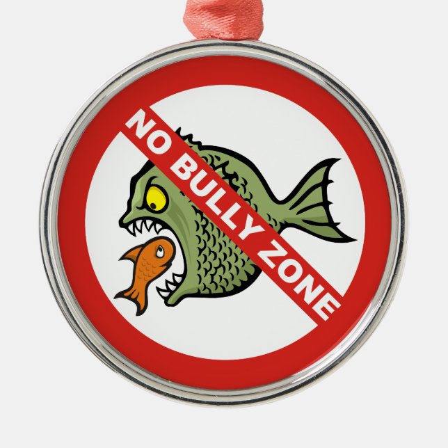 No Bully Zone Metal Tree Decoration (Front)