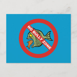 No Bully Zone Postcard