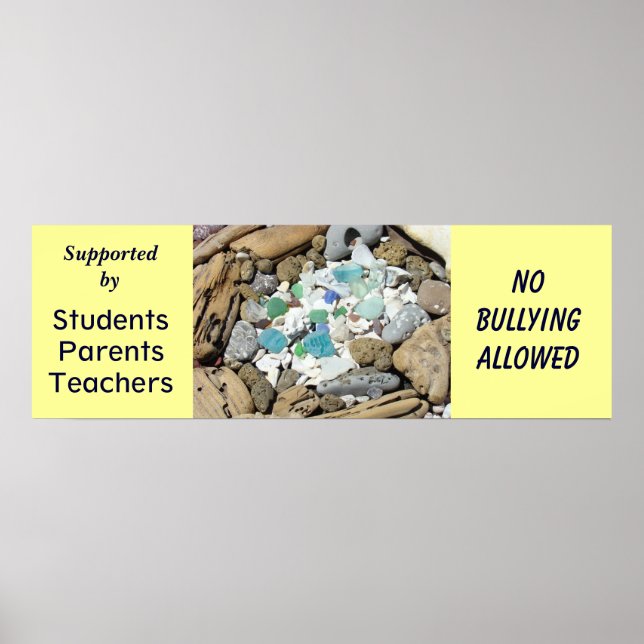 No Bullying Allowed posters School Clubs Community (Front)