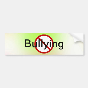No Bullying Bumper Sticker