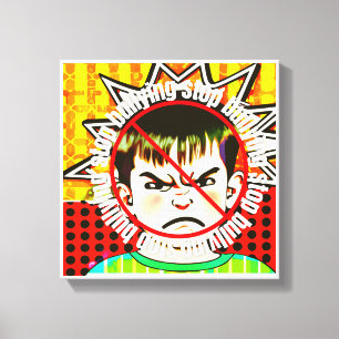 No Bullying Canvas Print