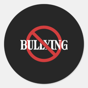 No Bullying Stop Bullying Kindness Orange Unity Classic Round Sticker