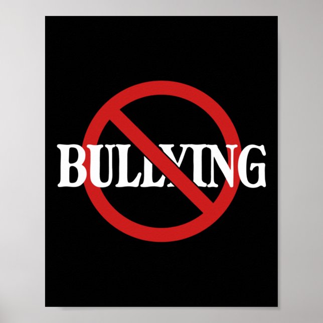 No Bullying Stop Bullying Kindness Orange Unity Poster (Front)