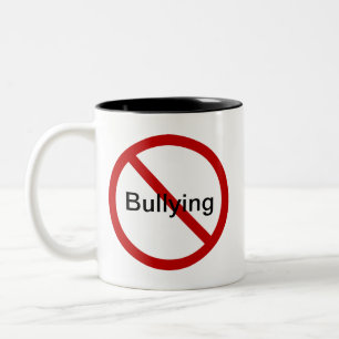No Bullying Two-Tone Coffee Mug