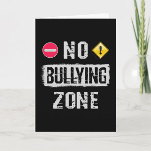No Bullying Zone Card