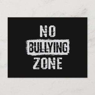 No Bullying Zone Postcard