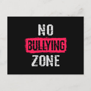 No Bullying Zone Postcard