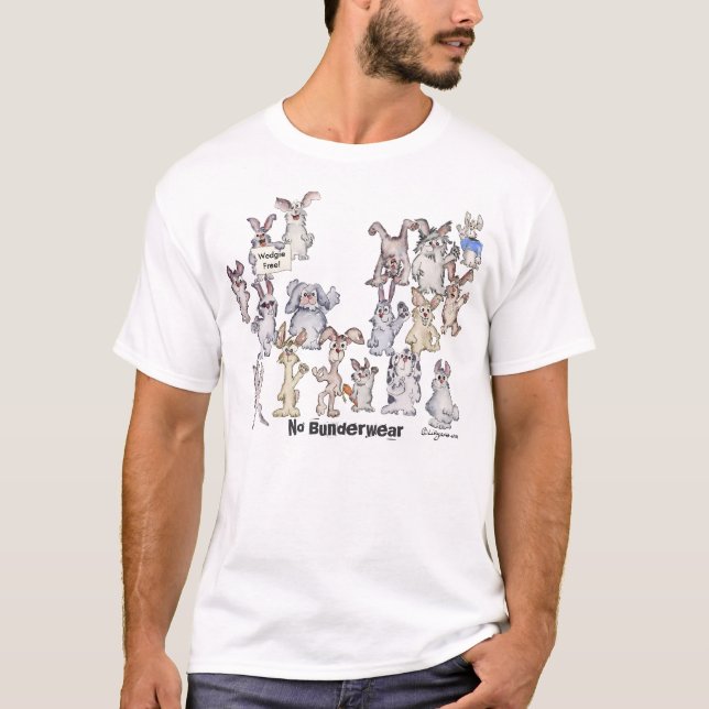 No Bunderwear Funny T Shirt (Front)