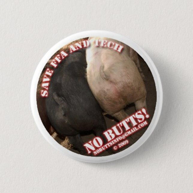NO BUTTS! BUTTON (Front)