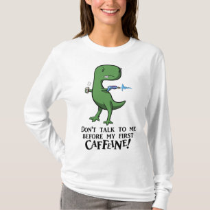 No Caffeine, No Social Skills! (adult, women) T-Shirt