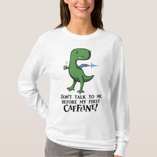 No Caffeine, No Social Skills! (adult, women) T-Shirt