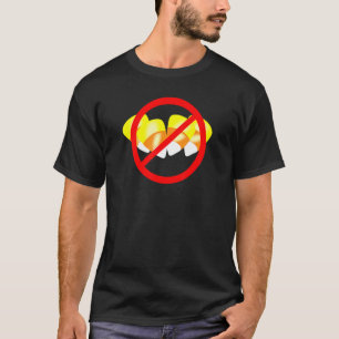 No Candy Corn Crossed Out Candy Corn T-Shirt