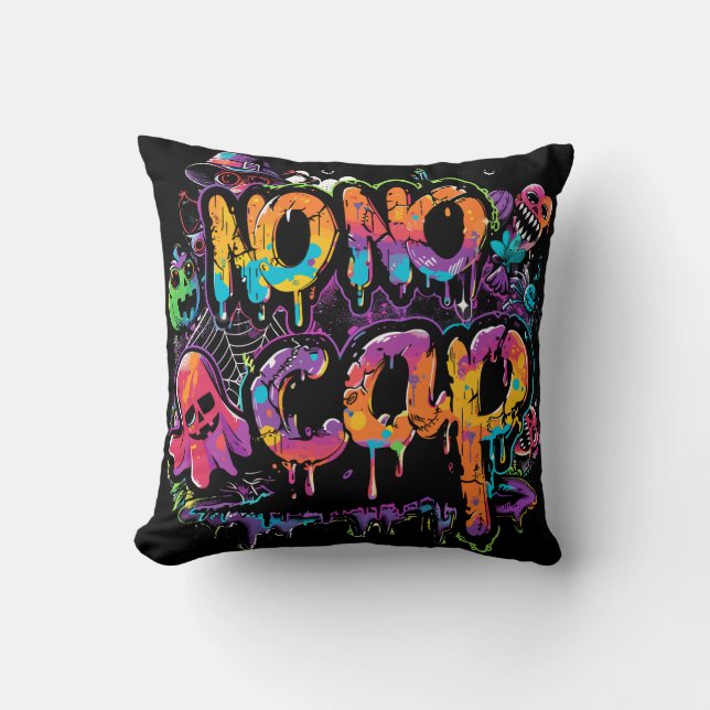 No cap | ExDesigner | Halloween Cushion (Front)