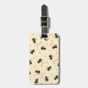 NO CAT, NO LIFE Ivory Luggage Tag