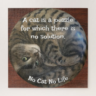 No Cat No Life Jigsaw Puzzle