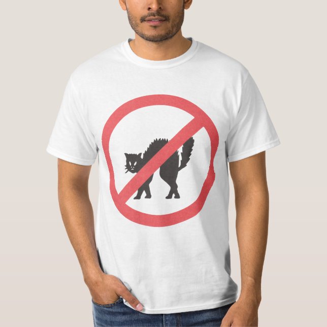No Cats! T-Shirt (Front)