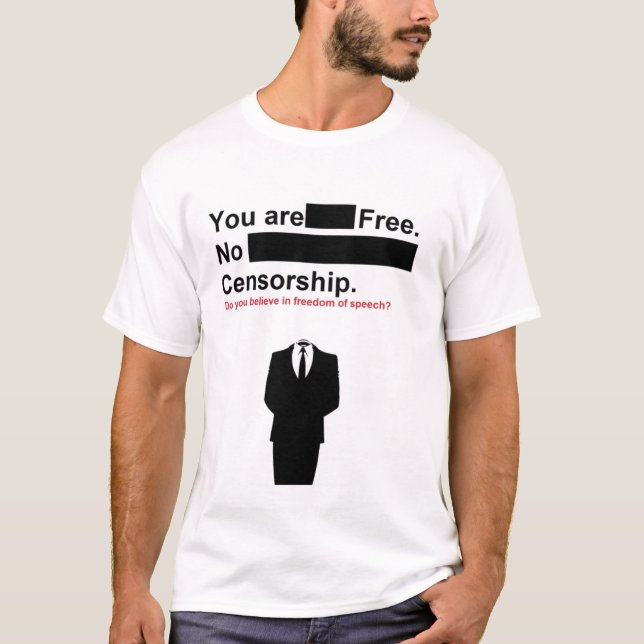 no censorship T-Shirt (Front)