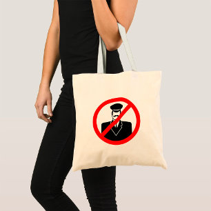 No Chauffeur Allowed Symbol Funny Warning Tote Bag
