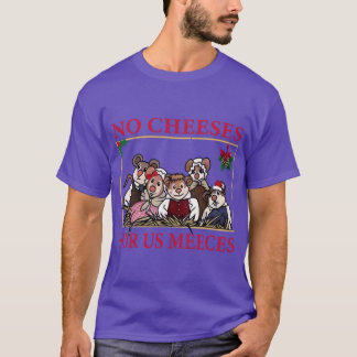 No Cheeses For Us Meeces funny vintage boy T-Shirt
