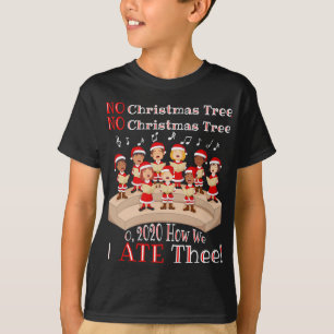 No Christmas Tree O 2020 How We Hate Thee Cancelle T-Shirt