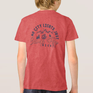 No City Lights, Just Campfire Nights Tri-Blend Shirt