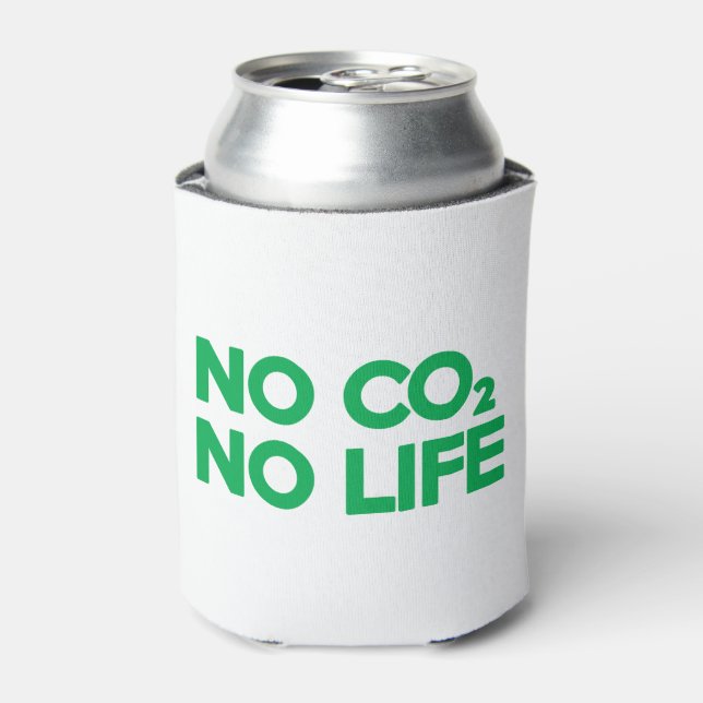 NO CO2 NO LIFE CAN COOLER (Can Front)