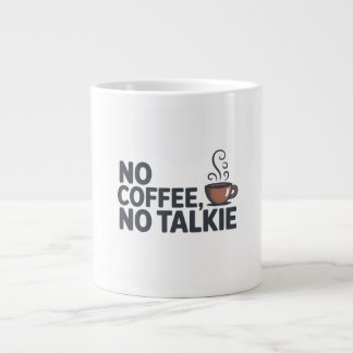 No Coffee No Talkie Mug – Funny Coffee Quote Gift