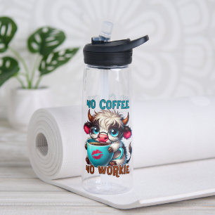 No Coffee No Workie  Water Bottle
