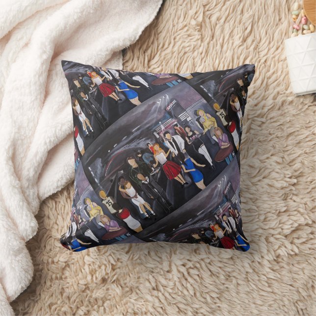 No Control Painting by Alfred Fox Cushion (Blanket)