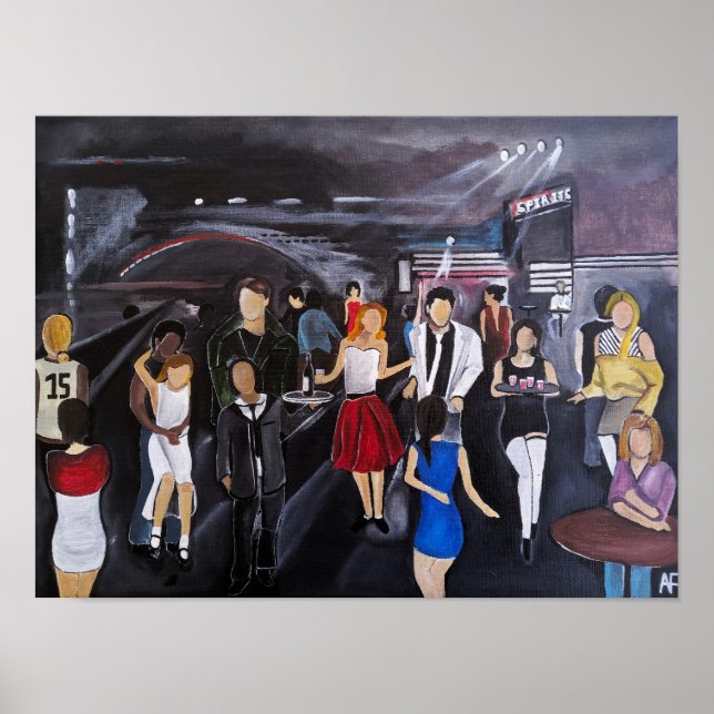 No Control Painting by Alfred Fox Poster (Front)