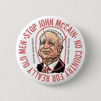 No Country 6 Cm Round Badge