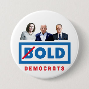 No Country for Old Democrats 7.5 Cm Round Badge