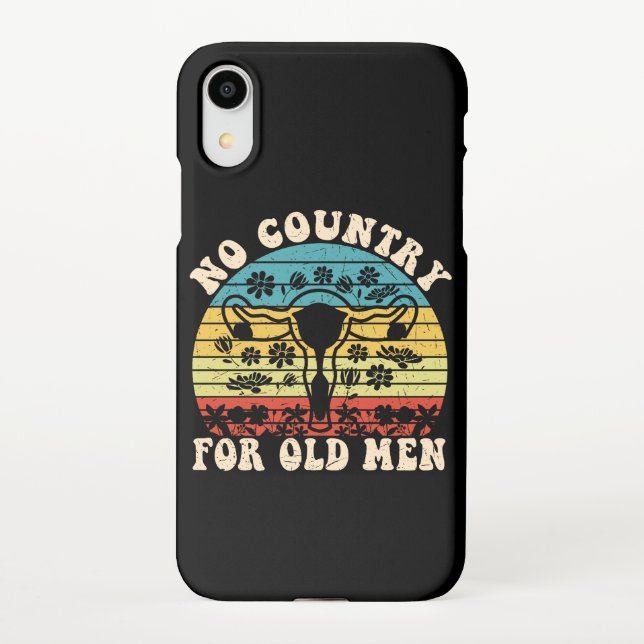 No Country For Old Man Feminist iPhone Case (Back)