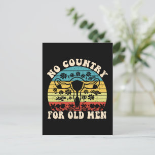 No Country For Old Man Uterus Postcard