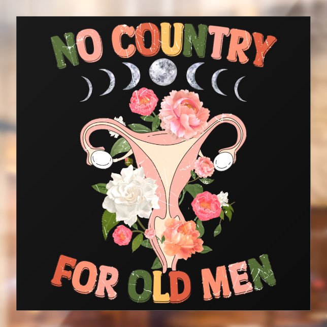 No Country For Old Man Window Cling (Sheet 2)
