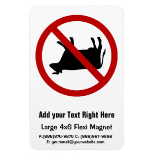 NO Cow Tipping! Magnet