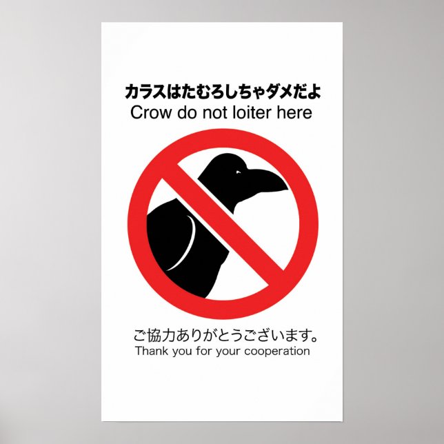 No Crow Poster (Front)