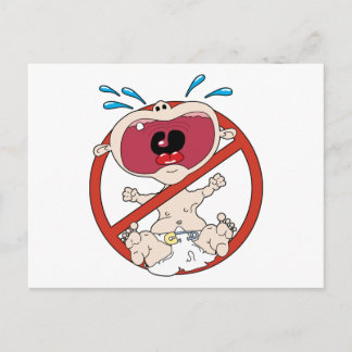No Cry Babies Postcard
