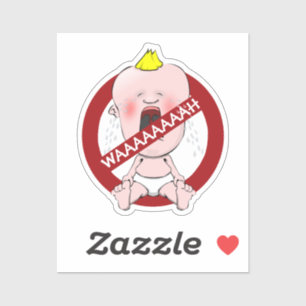 No Cry Babies Sticker