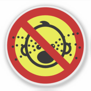 NO Cry Babies ⚠ Thai Airport Sign ⚠