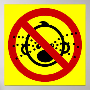 NO Cry Babies ⚠ Thai Airport Sign ⚠