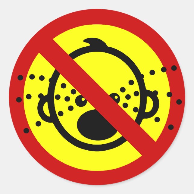 NO Cry Babies ⚠ Thai Airport Sign ⚠ Classic Round Sticker (Front)