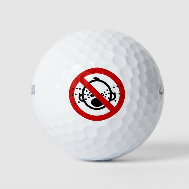 NO Cry Babies ⚠ Thai Airport Sign ⚠ Golf Balls (Front)
