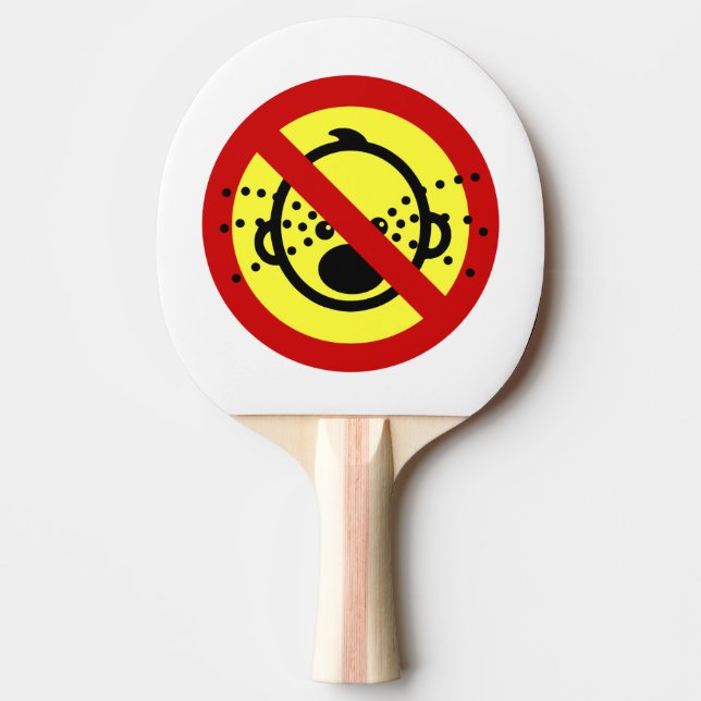 NO Cry Babies ⚠ Thai Airport Sign ⚠ Ping Pong Paddle (Front)