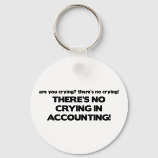 No Crying in Accounting Key Ring