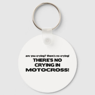 No Crying - Motocross Key Ring