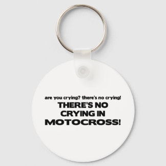 No Crying - Motocross Key Ring
