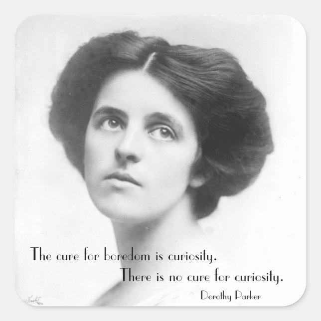 No Cure For Curiosity Stickers (Front)